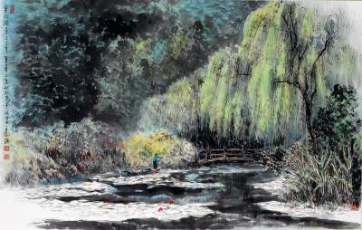 《莫內湖景》(王南雄提供) 《莫內湖景》(王南雄提供)