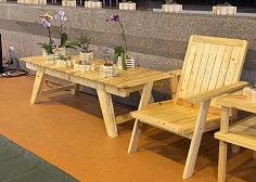 「退役電線桿」事業第二春－DIY變美麗木家具