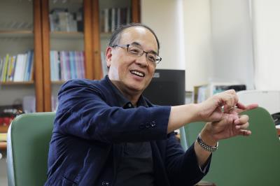 藍祖蔚受命擔任影視聽中心首任董事長,他希望建立台灣自1895年以來的視聽史。(林格立攝) 藍祖蔚受命擔任影視聽中心首任董事長,他希望建立台灣自1895年以來的視聽史。(林格立攝)