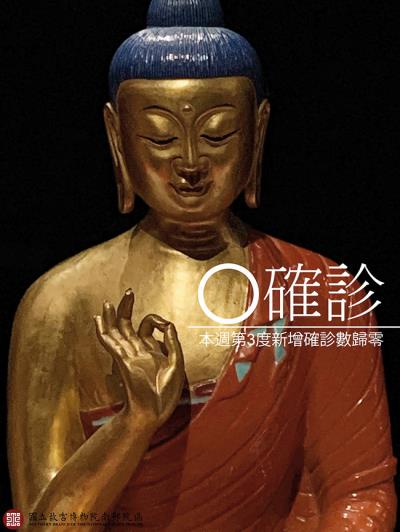 佛像零確診 (故宮南院粉絲專頁提供)