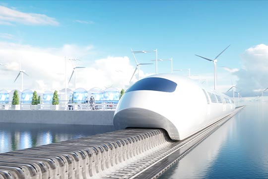 uWŰKvXoIHզ\ Virgin Hyperloop Holds First Passenger Trial