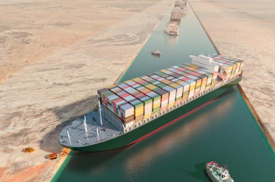 ĬhBejƪuavIyfB Suez Canal Blockage Impacts Global Shipping
